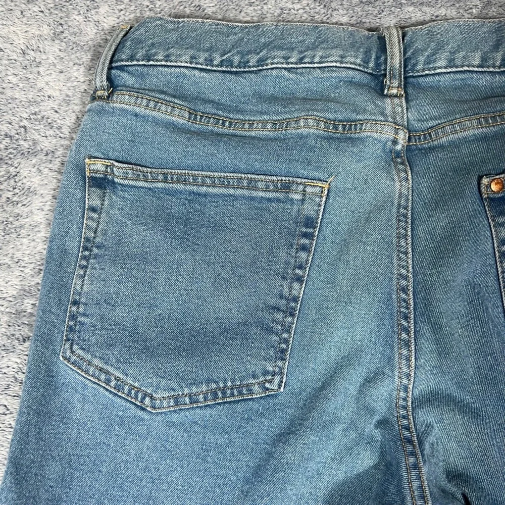H&M Slim Fit Jeans Mens 34x32(30) Light Wash Blue Denim Stretch Pants 1024256 7